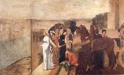 Edgar Degas Semiramis Building Babylon Sweden oil painting artist
